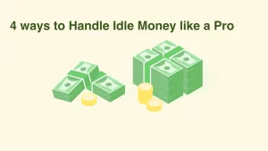 Read more about the article 4 ways to Handle Idle Money like a Pro
